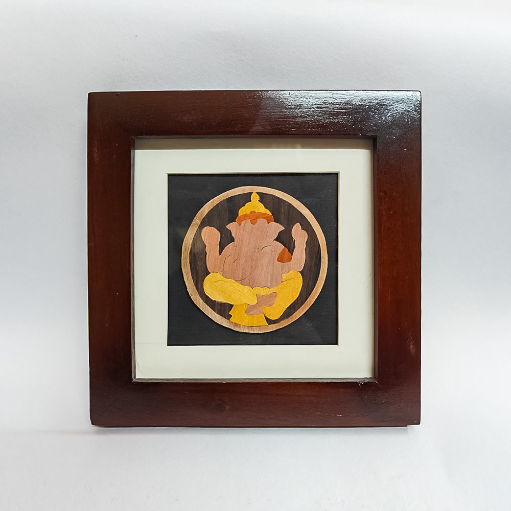 Mysore Inlay Craft Ganapathi Frame