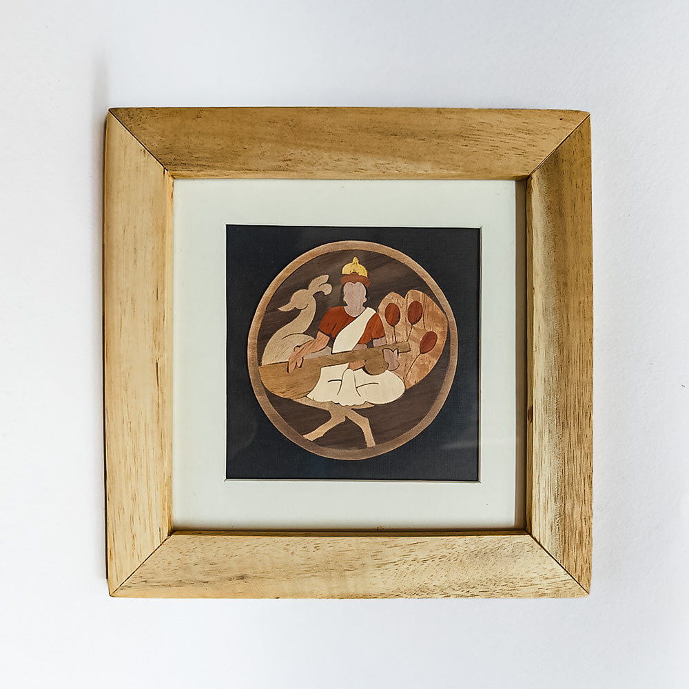 Mysore Inlay Saraswati Frame