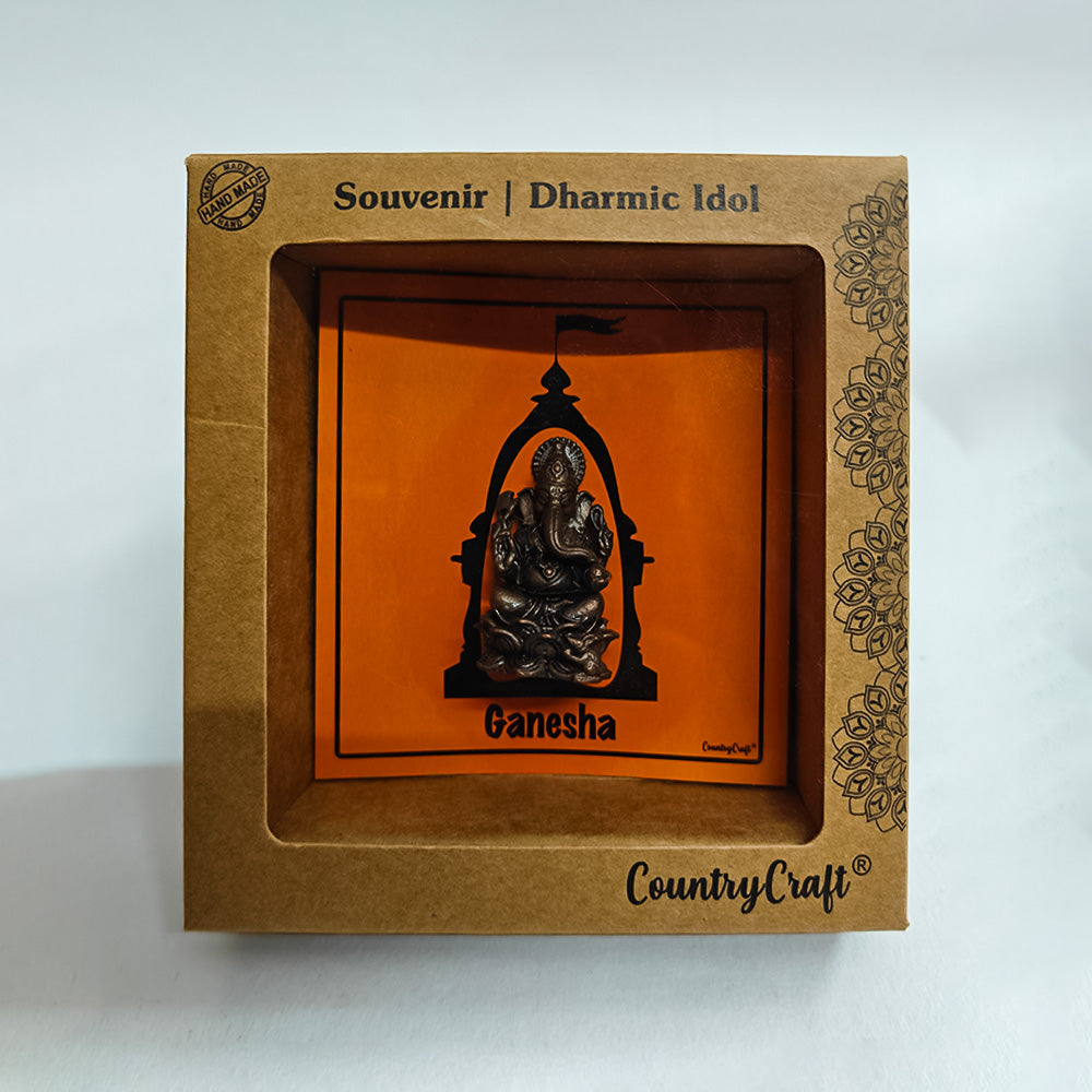 Copper Ganesh idol Miniature