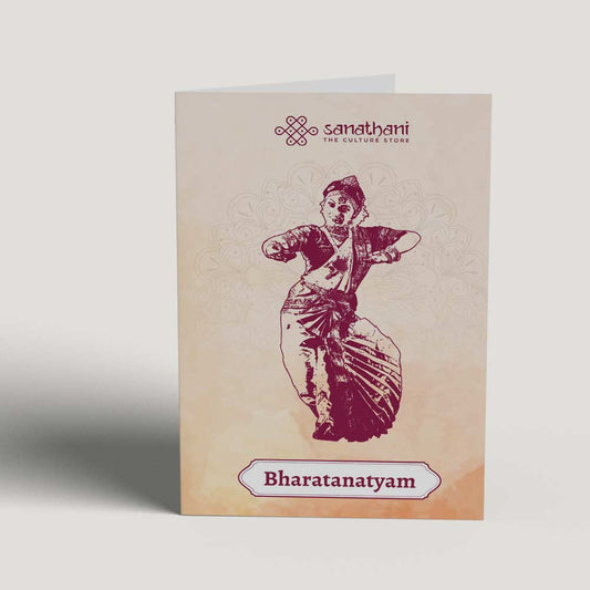 Bharatanatyam Greeting Card