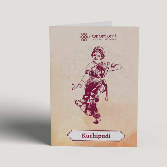 Kuchipudi Greeting Card