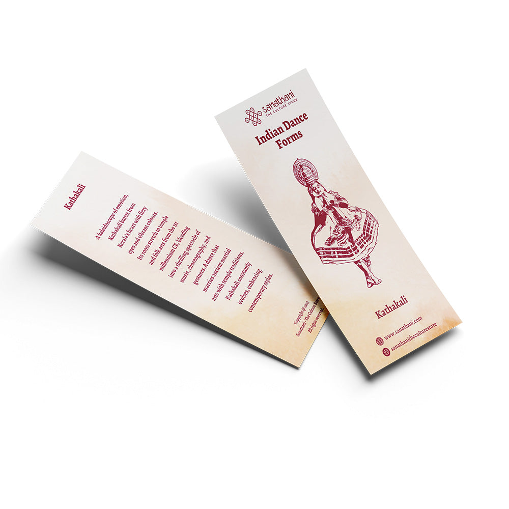 Indian Dance Forms Bookmarks