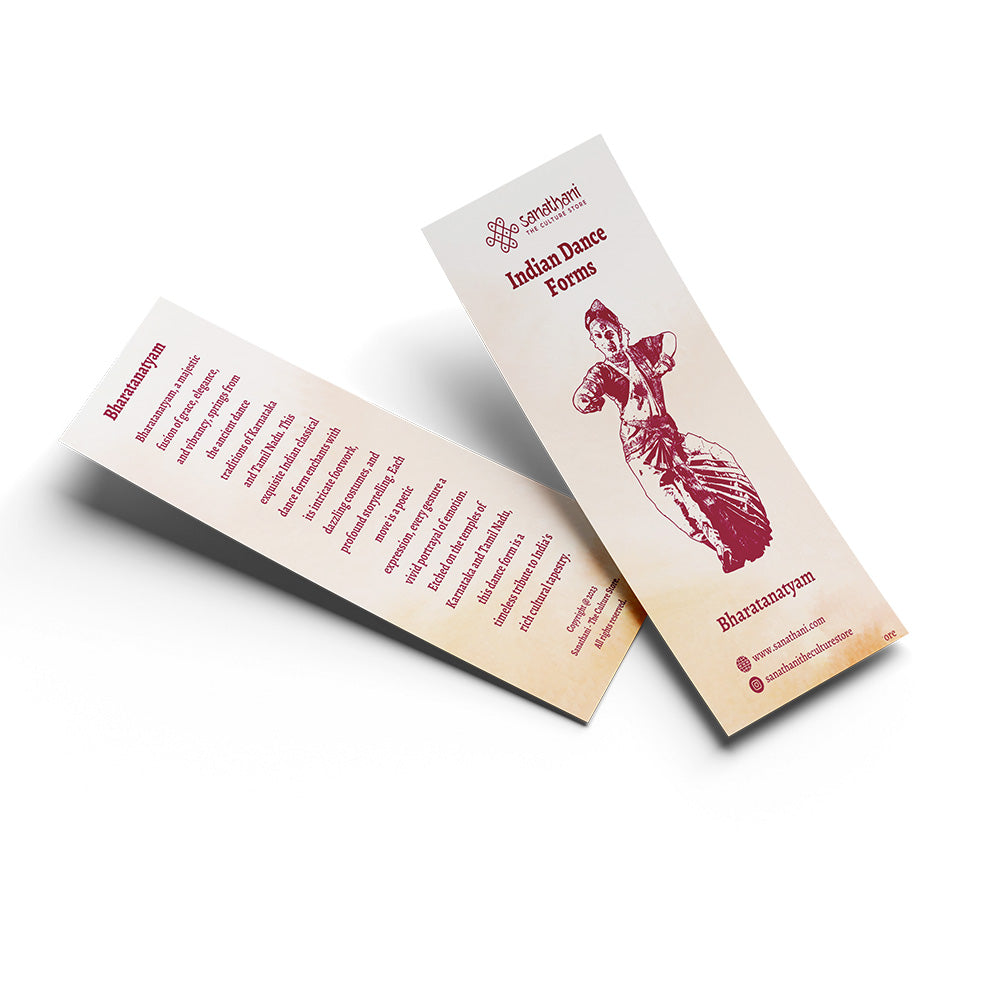 Indian Dance Forms Bookmarks